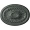 Ekena Millwork Saverne Ceiling Medallion, Hand-Painted Athenian Green Crackle, 18 1/2"W x 13 1/2"H x 1 7/8"P CM18SAAGC - alternate 1